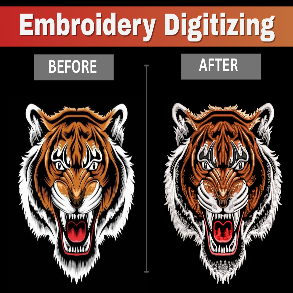 I will do professional embroidery digitizing in hours