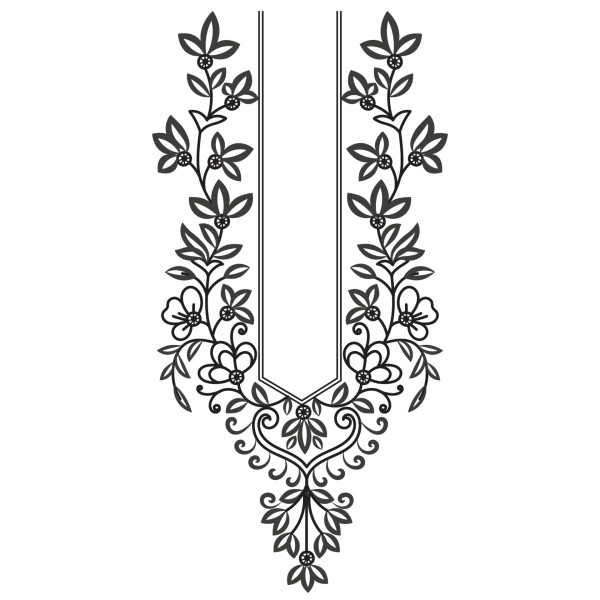 Textile Fabric Neck Design