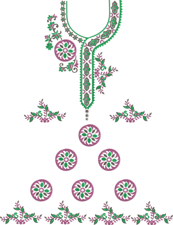 Pakistani Dress Embroidery Design