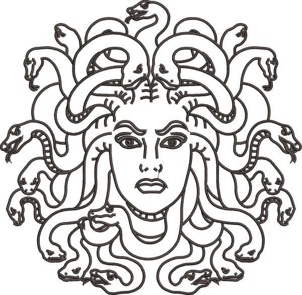 Snake Women Embroidery