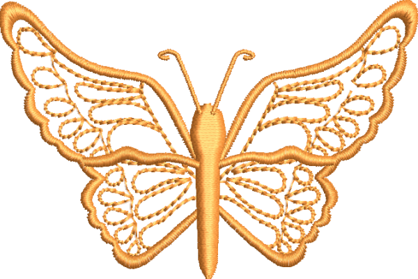 Free Butterfly Embroidery
