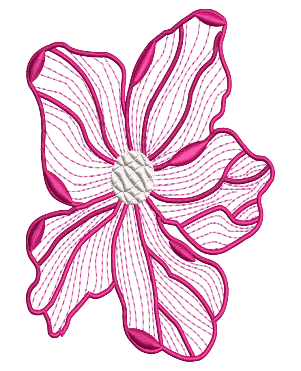 Beautiful Flower Embroidery Design