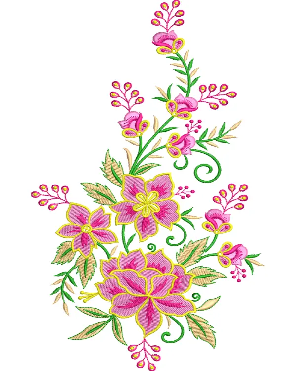 Free New Flower EMB