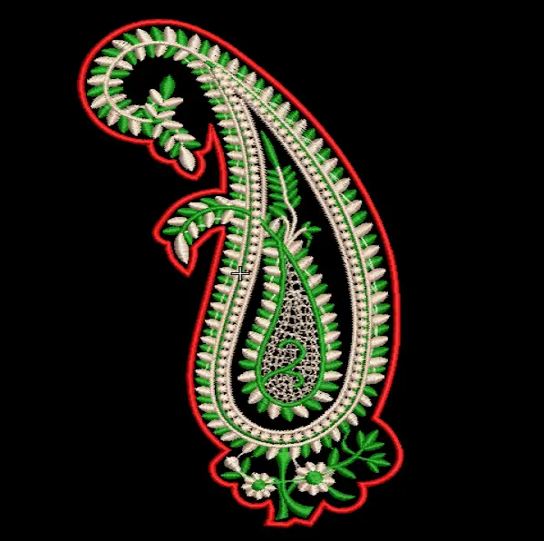 Paisley Embroidery Free
