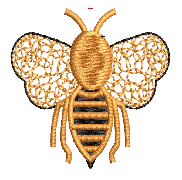 Bee Machine Embroidery