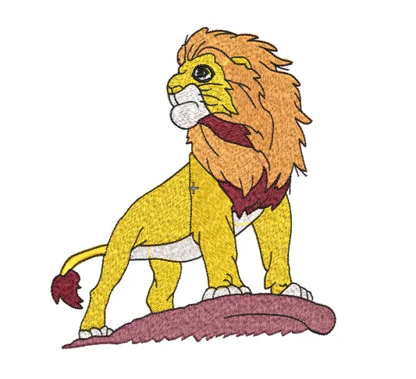 Lion King Simba  Embroidery