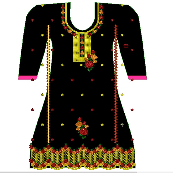 dress embroidery designs for ladies