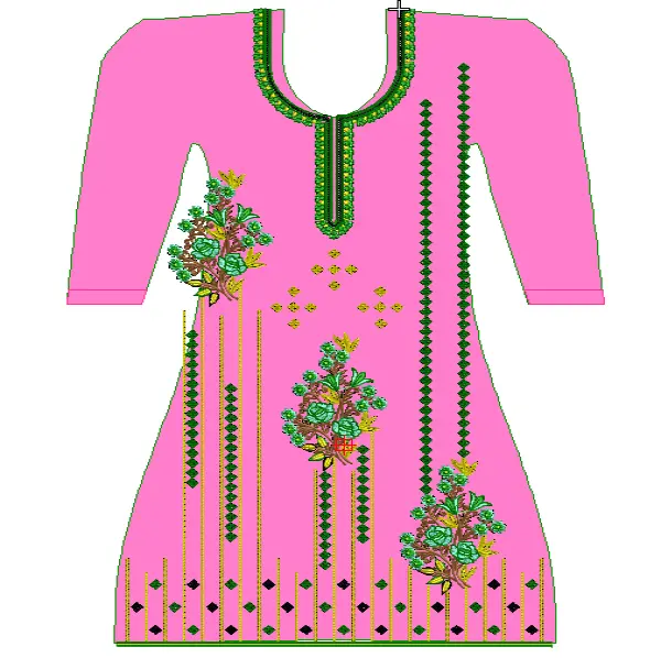 Ladies Embroidered Dresses