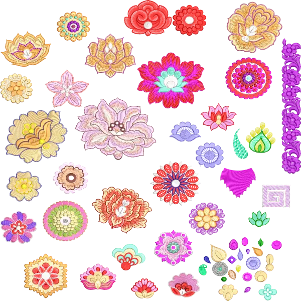 Embroidery Elements Set new