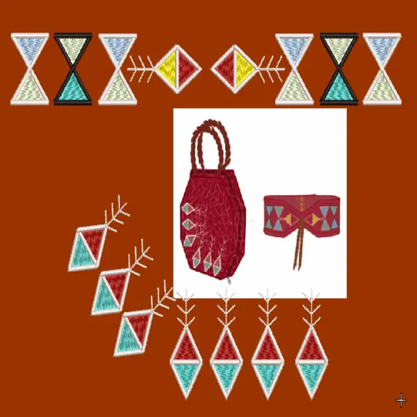 Hand Bag embroidery