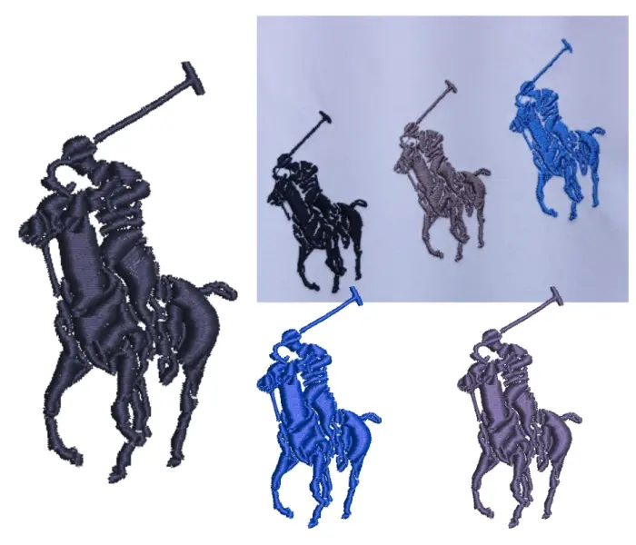 Polo Ralph Lauren Horse Embroidery Design file -wilcomstock