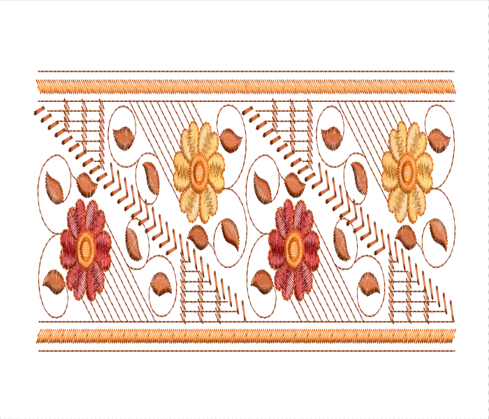 Butterfly New Lace & Saree Border Embroidery Design (Free EMB)
