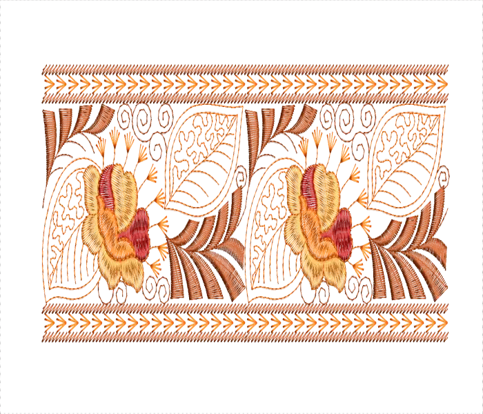 Butterfly New Lace & Saree Border Embroidery Design (Free EMB)