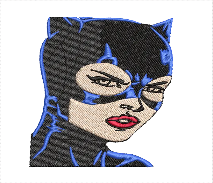 cat woman super fantasy embroidery