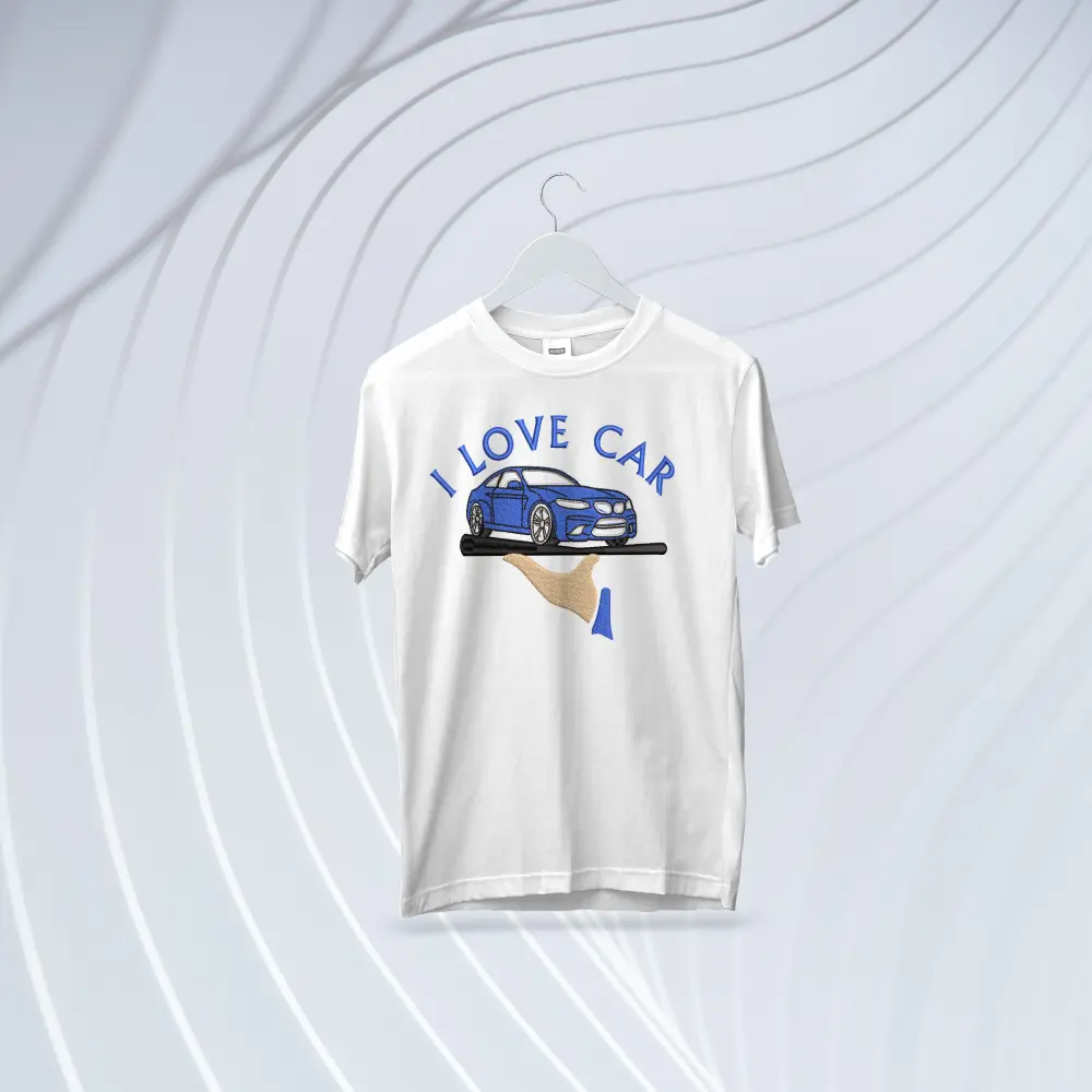 Love my CAR Embroidery design Formats / Wilcomstock